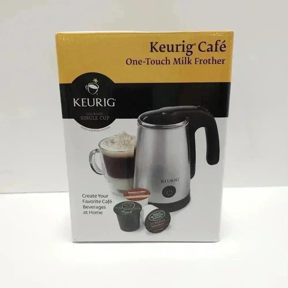 Keurig Cafe ONE TOUCH MILK FROTHER Single Cup Brewing System NEW - Picture 1 of 4